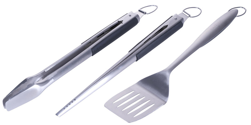 SANTOS Grillbesteck, dreiteiliges Set SANTOS Grillbesteck Set