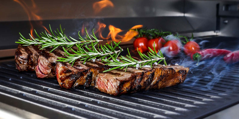 Flammkraft Einbaugrill Gussroste Edelstahl Flammkraft Einbaugrill Gussroste Edelstahl