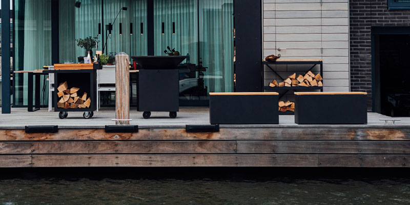 Outdoorküche OFYR in Mattschwarz