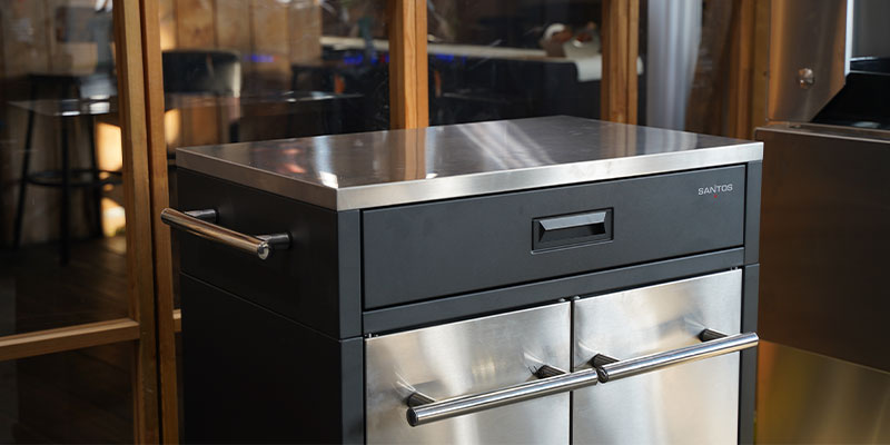 SANTOS BBQ Cart