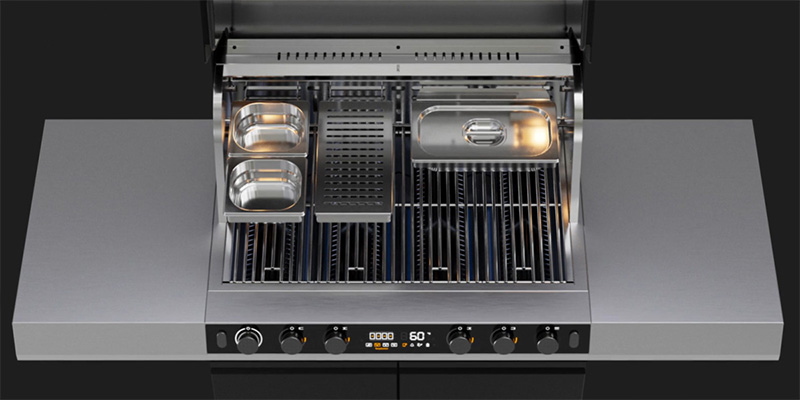 Miele Gasgrill als klassischer Standgrill