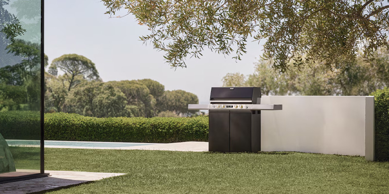 Miele Gasgrill als klassischer Standgrill
